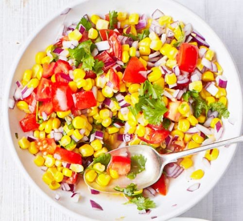 sweetcorn salad mix
